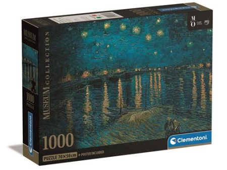 Puzzle Compact Museum Collection: Orsay Van Gogh - 1000 Peças - Clementoni Cheap