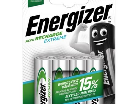 Pilhas Recarregáveis Energizer Extreme AA 1.2V - 4 Unidades Supply