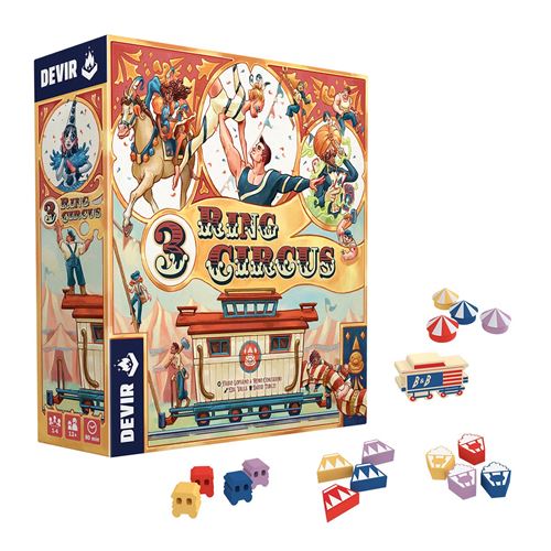 Jogo de Tabuleiro 3 Ring Circus - Devir on Sale