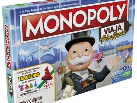 Jogo de Tabuleiro Monopoly Travel World Tour Hot on Sale