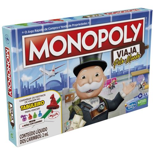 Jogo de Tabuleiro Monopoly Travel World Tour Hot on Sale