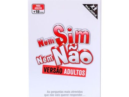 Jogo Nem Sim Nem Não - Versão Adultos - Majora | Concentra Supply