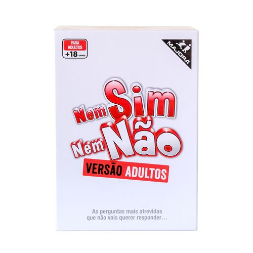 Jogo Nem Sim Nem Não - Versão Adultos - Majora | Concentra Supply