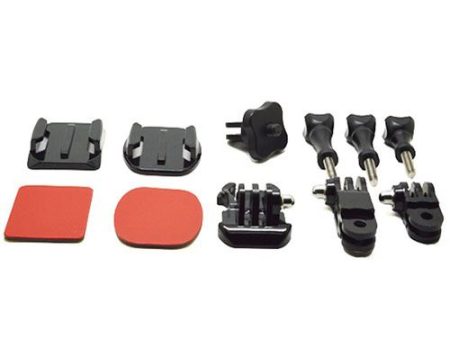 Kit Suportes e Autocolantes Photo Adventure NMP-100 para GoPro Hero 3+ 3 2 1 Supply