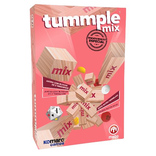 Jogo de Tabuleiro Tummple Mix - Komarc Games | Mebo Online