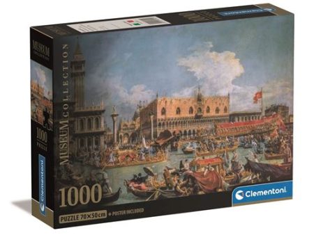 Puzzle Compact Museum Collection: Canaletto - 1000 Peças - Clementoni Online Sale