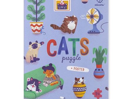 Puzzle Cats - 54 Peças Discount