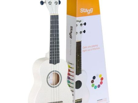 Ukulele  Soprano US-WHITE Stagg Online Hot Sale