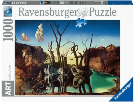 Puzzle Art Collection Dali: Cisnes Refletindo Elefantes - 1000 Peças - Ravensburger Supply