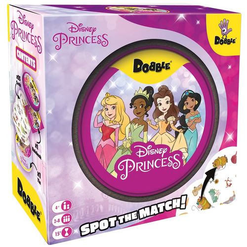 Jogo de Tabuleiro Dobble Disney Princess Spot The Match! Discount