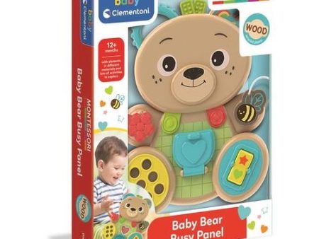 Montessori - Urso de Atividade em Madeira - Baby Clementoni For Sale