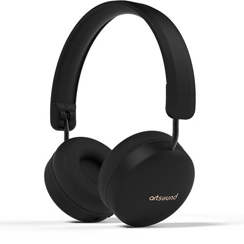 Auscultadores Bluetooth Artsound Wave 05 - Preto Hot on Sale