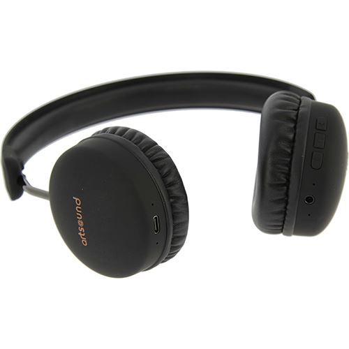 Auscultadores Bluetooth Artsound Wave 05 - Preto Hot on Sale