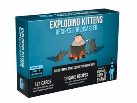 Jogo de Tabuleiro Exploding Kittens Recipes for Disaster on Sale