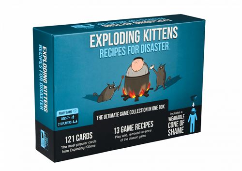 Jogo de Tabuleiro Exploding Kittens Recipes for Disaster on Sale