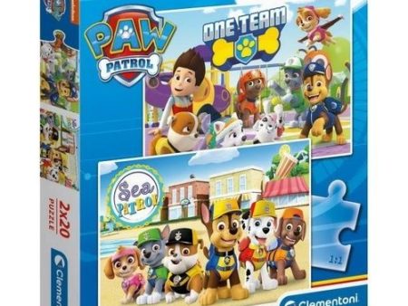 Puzzle 2x20 Peças - Paw Patrol For Sale