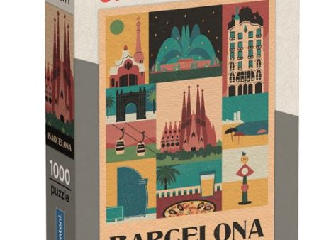 Puzzle Style in the City: Barcelona - 1000 Peças - Clementoni Online now