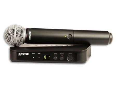 Sistema Microfone de Mão BLX24E SM58 H8E Shure Cheap