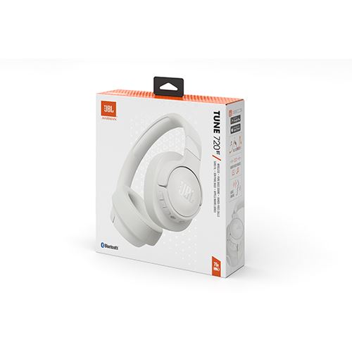 Auscultadores Bluetooth JBL Tune 720 - Branco Online now