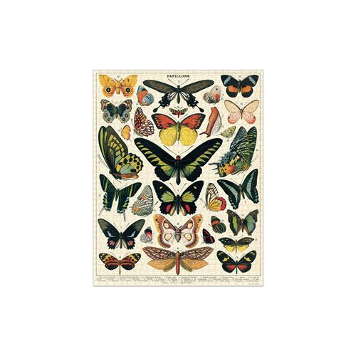 Puzzle Butterflies 55x70cm - 1000 Peças - Cavallini & Co Cheap