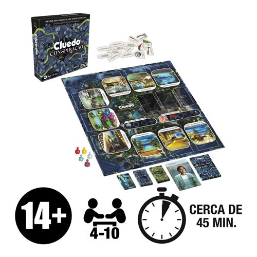 Jogo de Tabuleiro Cluedo Conspiração - Hasbro Gaming on Sale