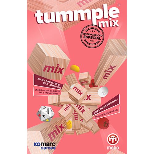 Jogo de Tabuleiro Tummple Mix - Komarc Games | Mebo Online