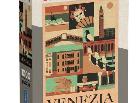 Puzzle Style in the City: Veneza - 1000 Peças - Clementoni Hot on Sale