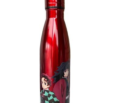 Garrafa em Aço Inoxidável Demon Slayer Kimetsu no Yaiba: Tanjiro & Tomioka 500ml For Discount