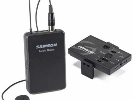 Microfone de Lapela Sem Fios Samson Go Mic Mobile Hot on Sale