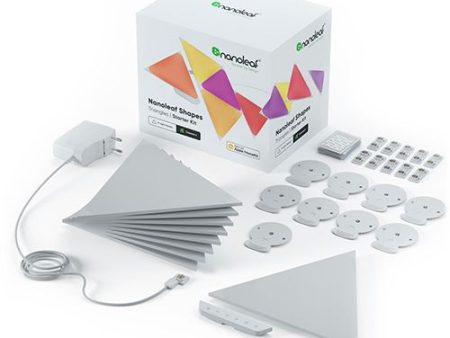 Paineis de Luz Nanoleaf Starter Pack + 9 Triângulos - RGB on Sale