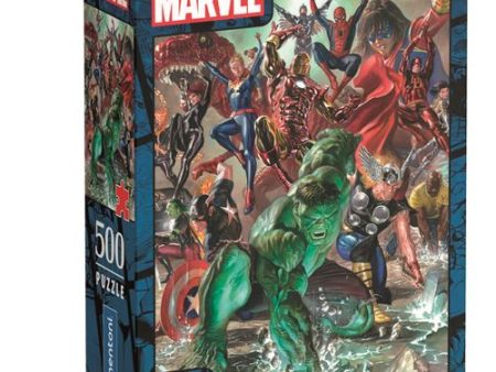 Puzzle Compact Marvel: Avengers - 500 Peças - Clementoni Fashion