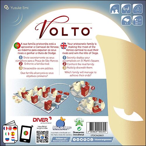 Jogo de Tabuleiro Volto, Jogo de Tabuleiro - Versão Portuguesa - Blue Orange | Divercentro For Sale