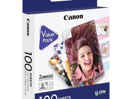 Carga Papel Fotográfico Canon ZINK™ para Canon Zoemini - 100 Folhas Online Sale