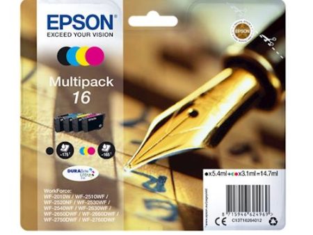 Multipack Epson 16 (C13T16264012) - Preto, Ciano, Amarelo, Magenta Sale