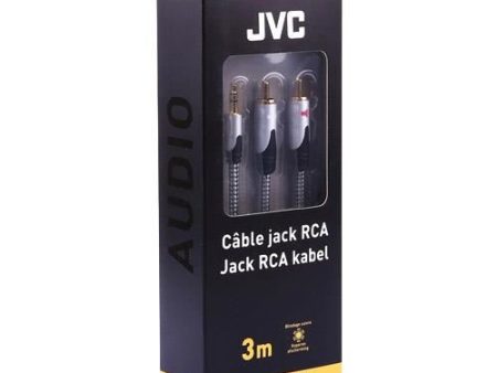 Cabo Áudio Jack 3.5mm - 2RCA JVC 3.0M on Sale