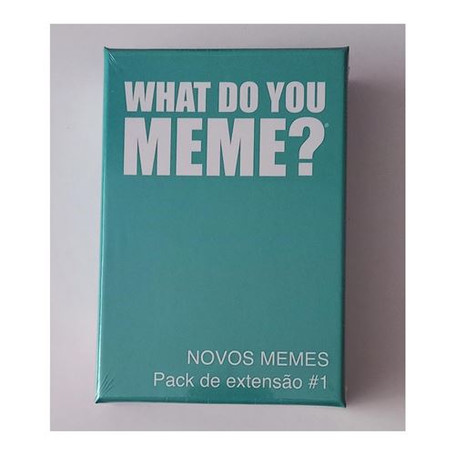 Expansão para Jogo de Tabuleiro What Do You Meme - Novos Memes Online Hot Sale