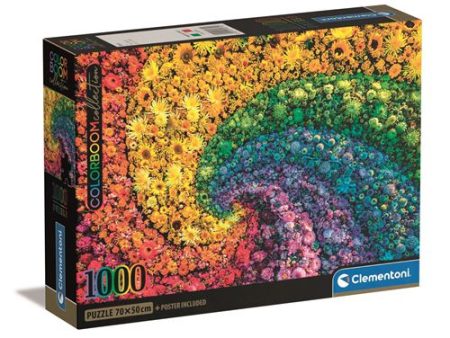 Puzzle Compact Colorboom Collection: Whirl - 1000 Peças - Clementoni Cheap