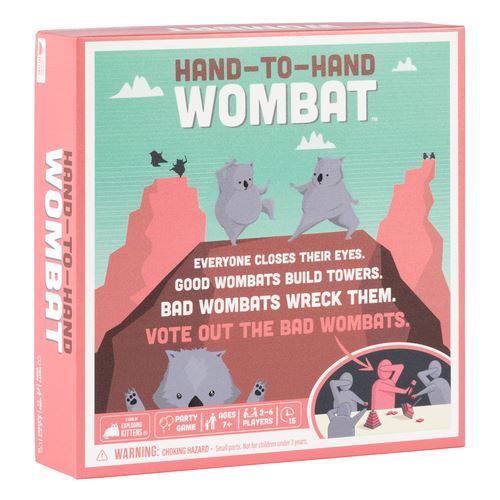 Jogo de Tabuleiro Hand-To-Hand Wombat - Game By Exploding Kittens Online Sale