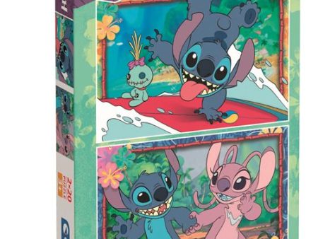 Puzzle Super Color 2x20 Disney Stitch - Clementoni Supply