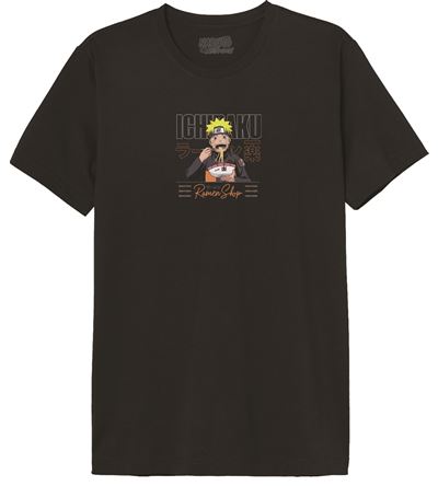 T-Shirt Naruto Ramen Shop - Preto Tamanho M - Cotton Division For Cheap