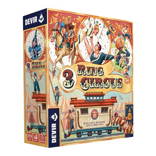 Jogo de Tabuleiro 3 Ring Circus - Devir on Sale