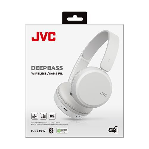 Auscultadores Bluetooth JVC HA-S36W - Branco For Discount