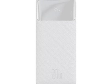 PowerBank com Fast Charging Baseus Bipow Digital Display 20000mAH - Branco Discount