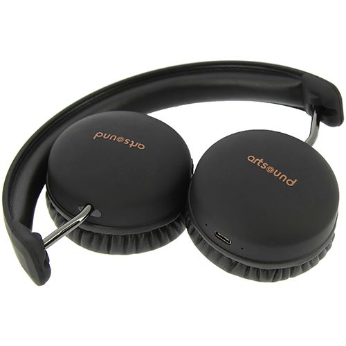 Auscultadores Bluetooth Artsound Wave 05 - Preto Hot on Sale