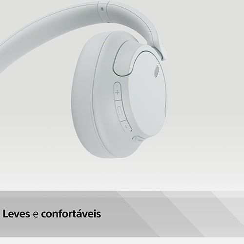 Auscultadores Noise Cancelling Bluetooth Sony WH-CH720N - Branco Discount