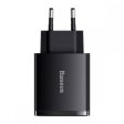 Carregador Baseus USB   USB- C com Carregamento Rápido 30W - Preto For Sale