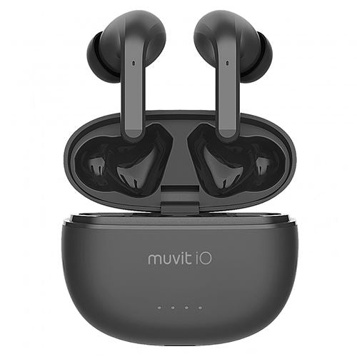 Auriculares Bluetooth TrueWireless Muvit IO 004 - Preto Online now