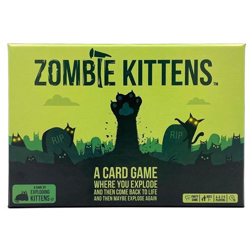 Jogo de Tabuleiro Zombie Kittens Fashion