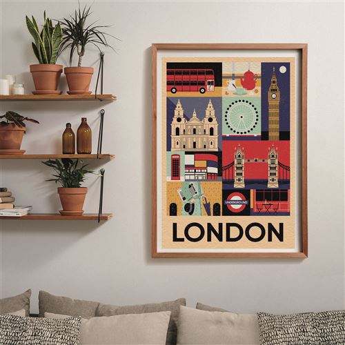 Puzzle Style in the City: Londres - 1000 Peças - Clementoni Online now