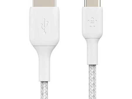 Cabo Belkin USB-C para USB-A - 1m - Branco Fashion